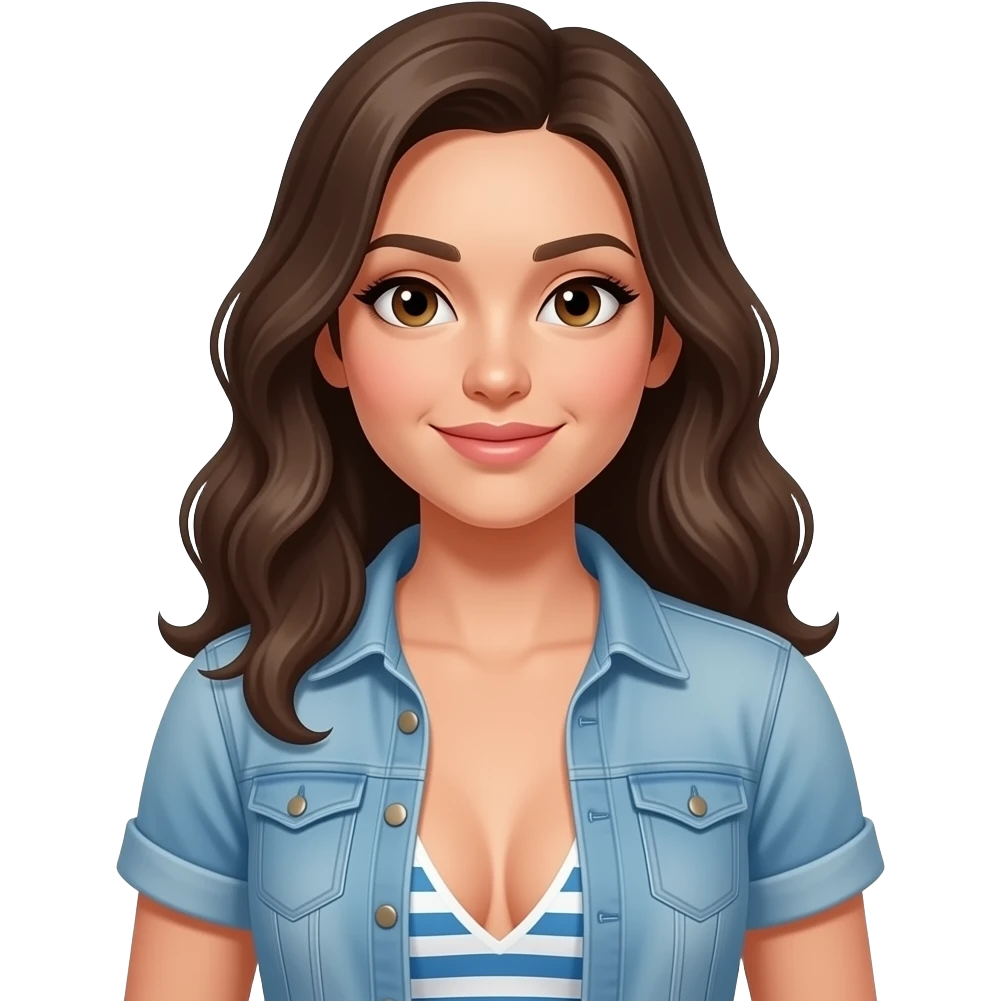 Have her clothes off and show her pussy emoji