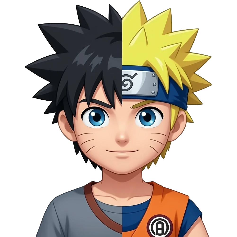 Danganronpa-Naruto-Goku-Aang anime boy emoji