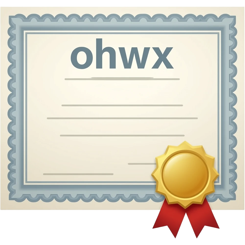 Certificat emoji