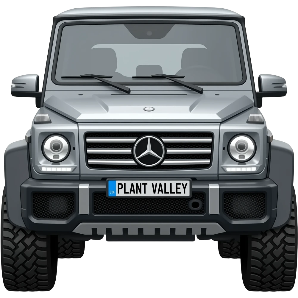 Mercedes Benz W-Class Off Road (Plate Number Plant Valley) (2014) emoji