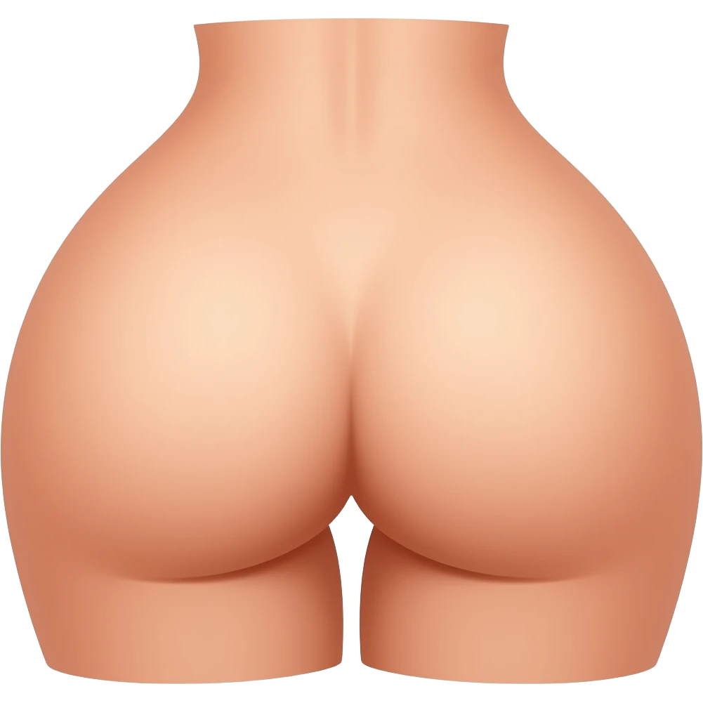 مؤخرة كبيرة عارية لإمرأة emoji