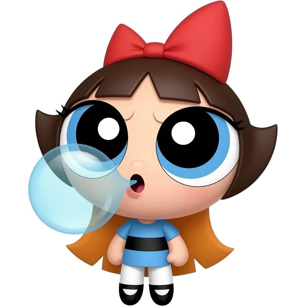 파워퍼프걸 버블 emoji