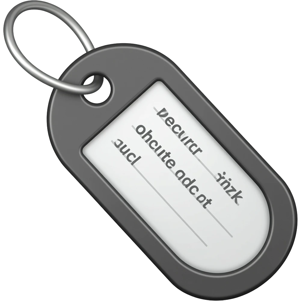 Security tag emoji