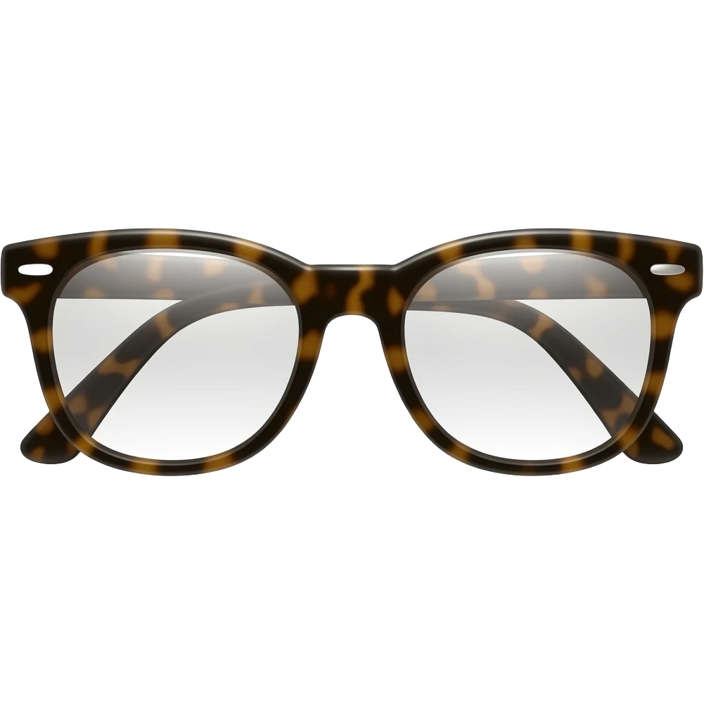 Tortoiseshell glasses emoji