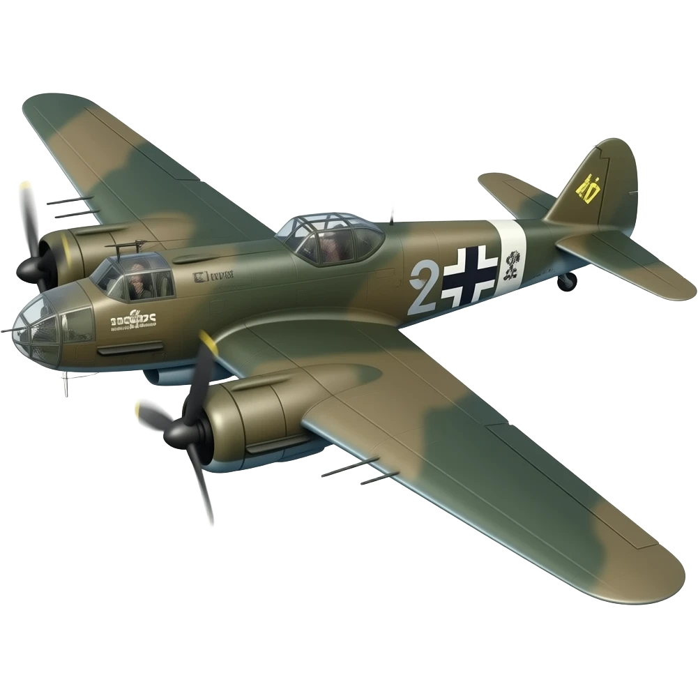 WW2 German Bomber Plane emoji