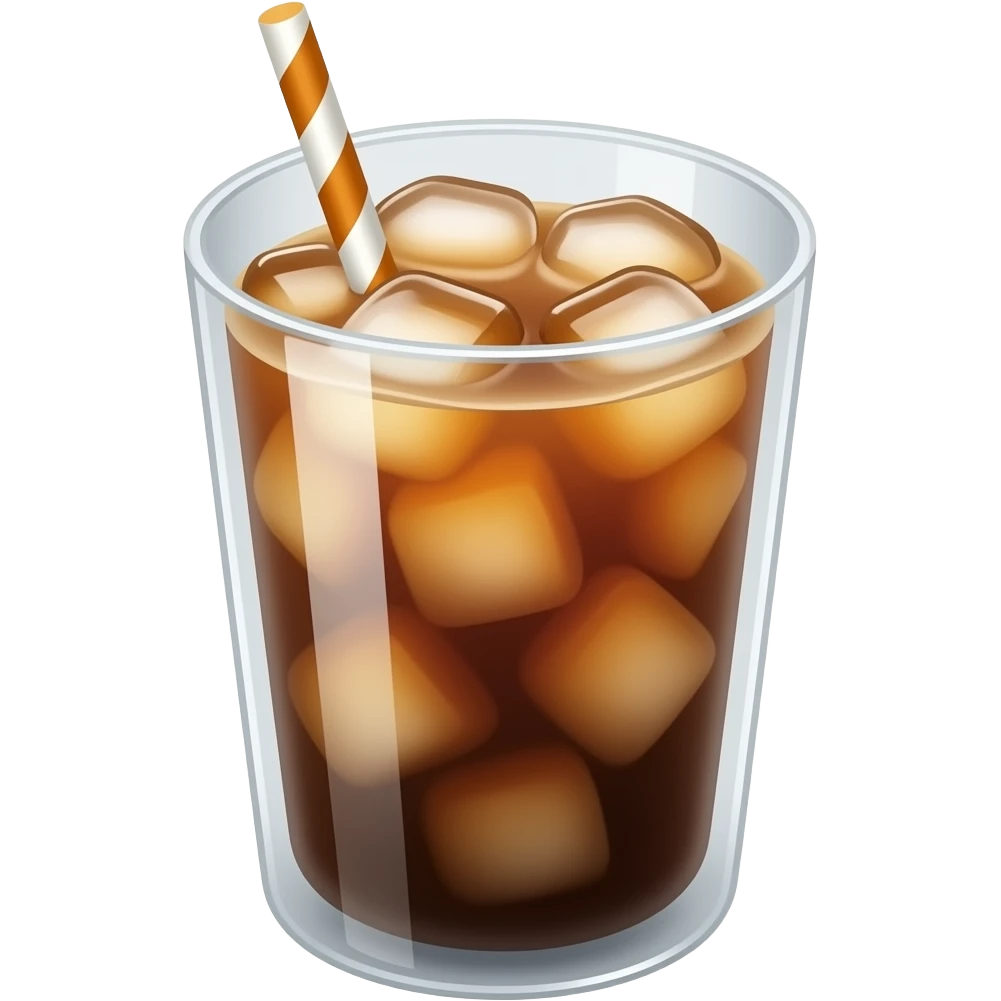 salted caramel iced coffee emoji