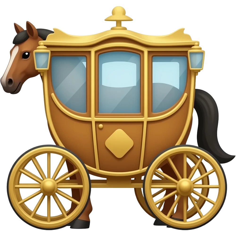 horse carriage emoji