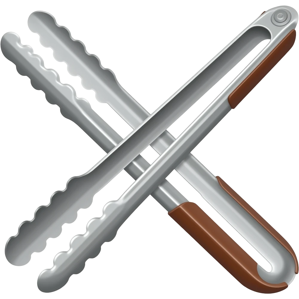 a bbq tong emoji