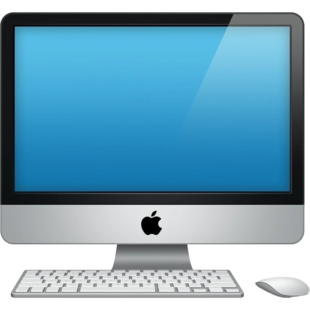 : Mac-computer-withcon-бля emoji