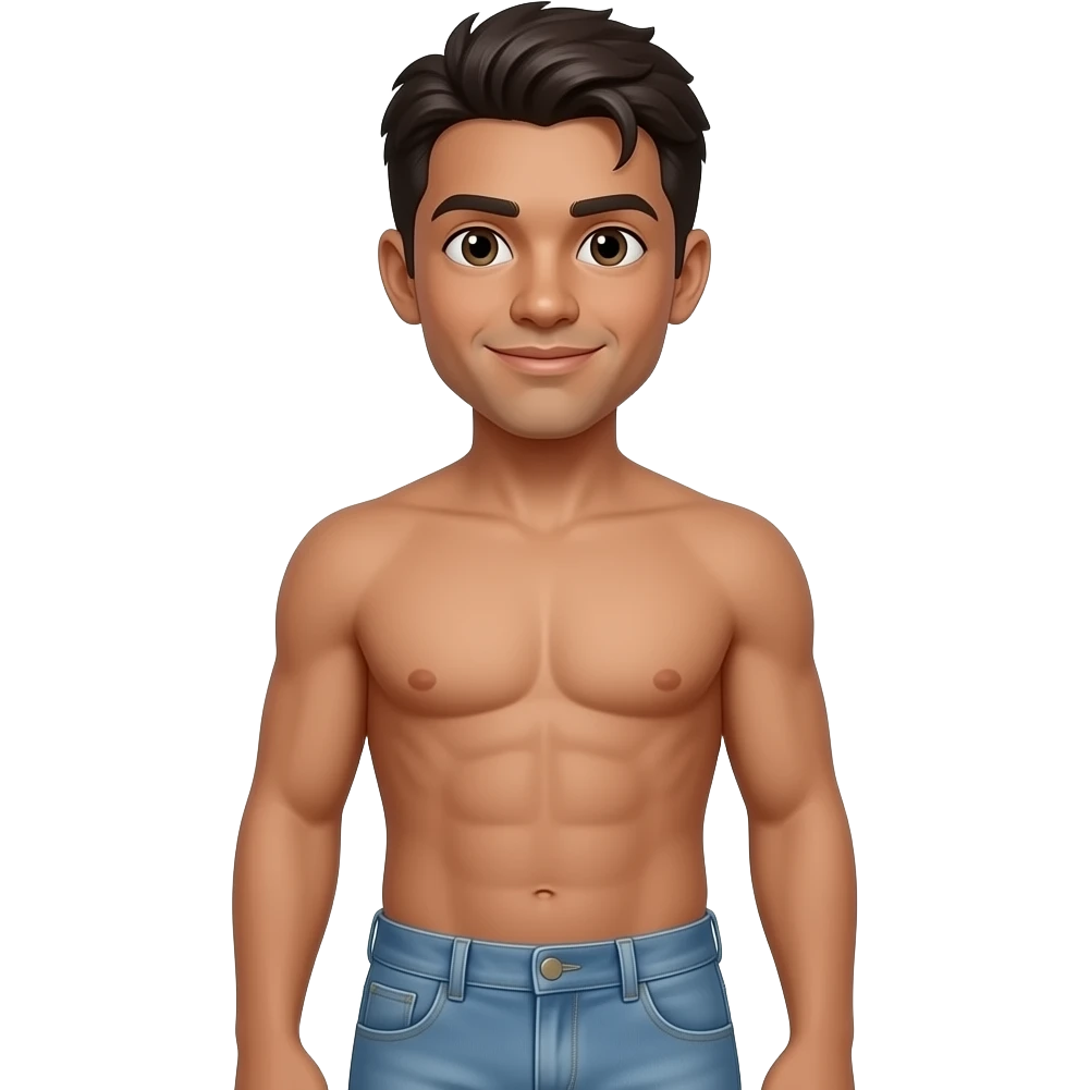 Enaldinho naked full body not have pants. emoji