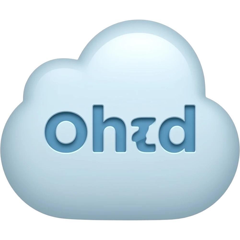 iCloud написано словами emoji
