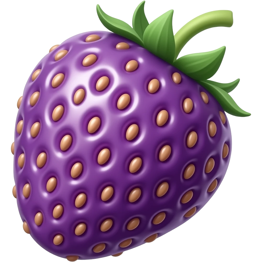 Purple aesthetic strawberry emoji