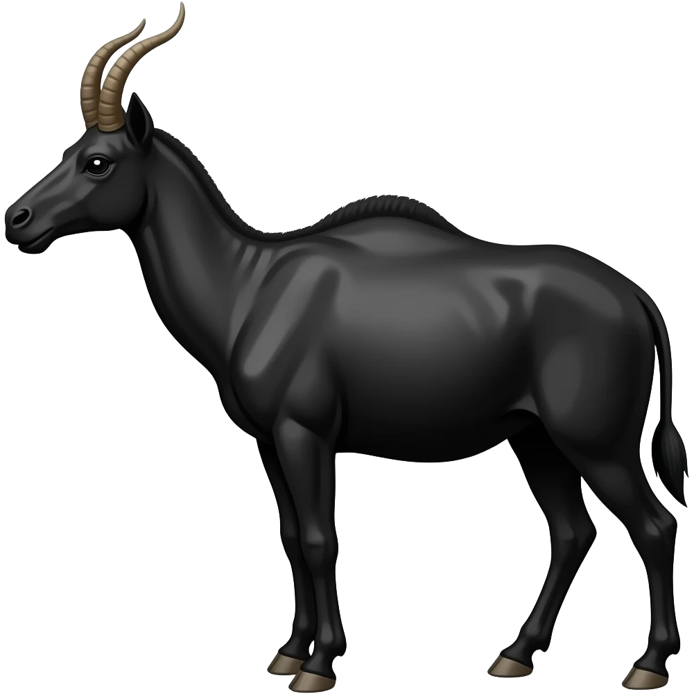 Black thar emoji