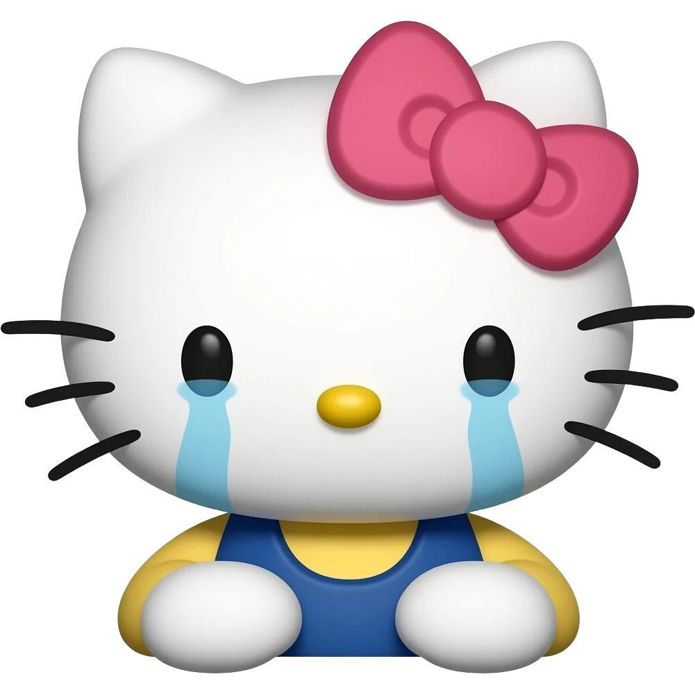 Hello kitty triste emoji
