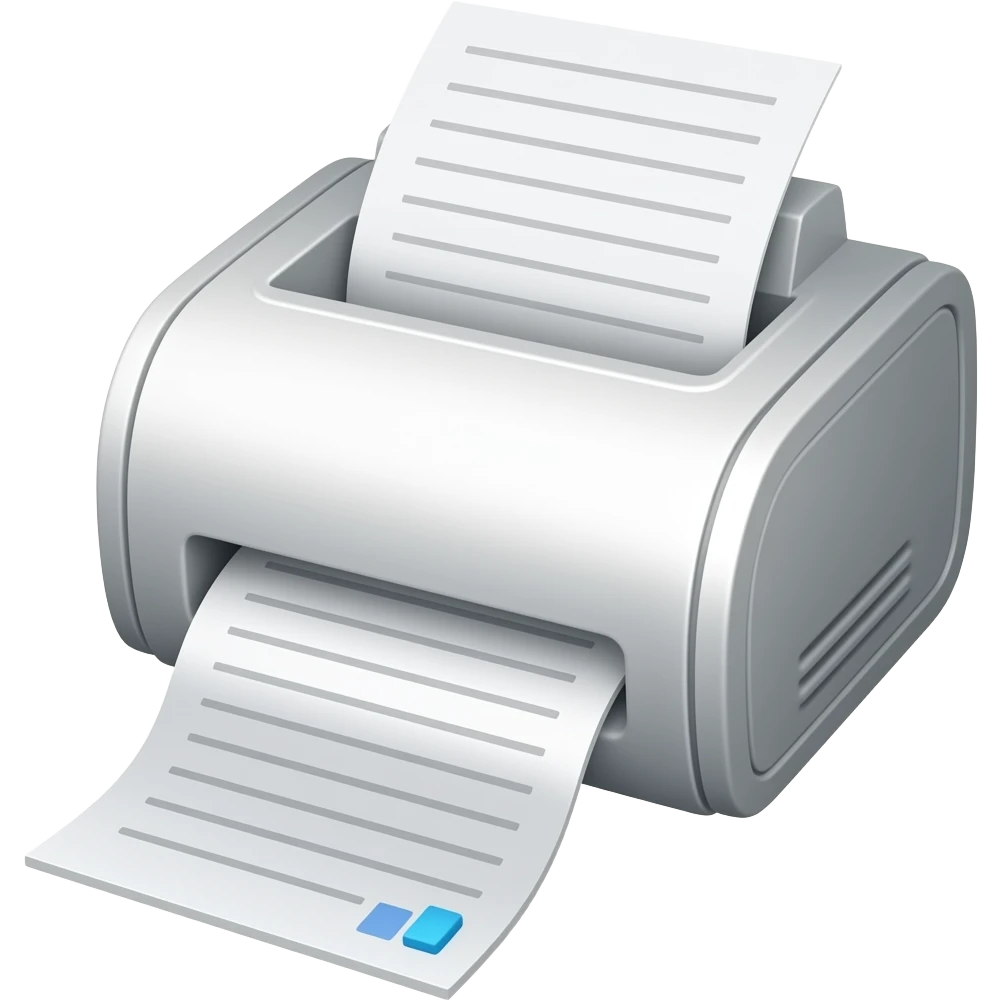printer paper emoji