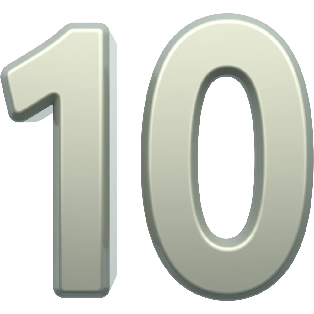 10 emoji