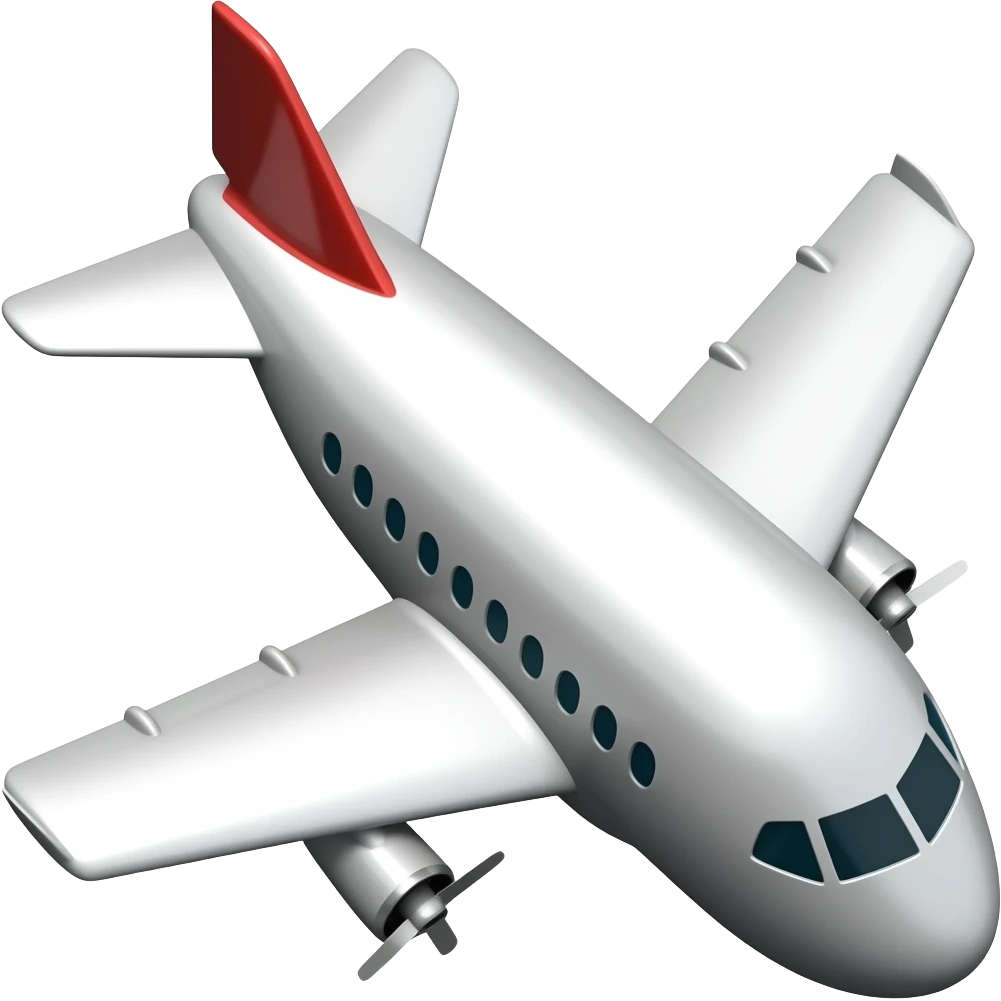 Plane 3d emoji