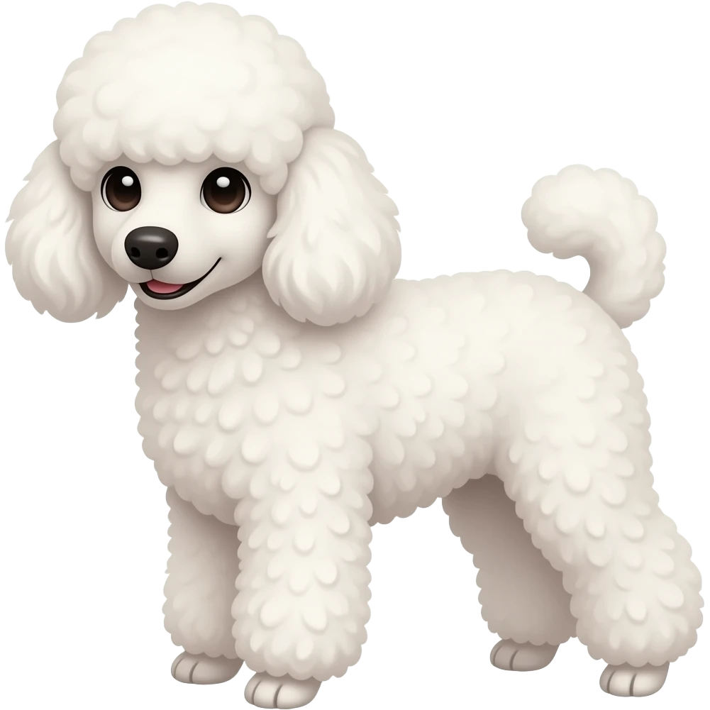 Poodle emoji