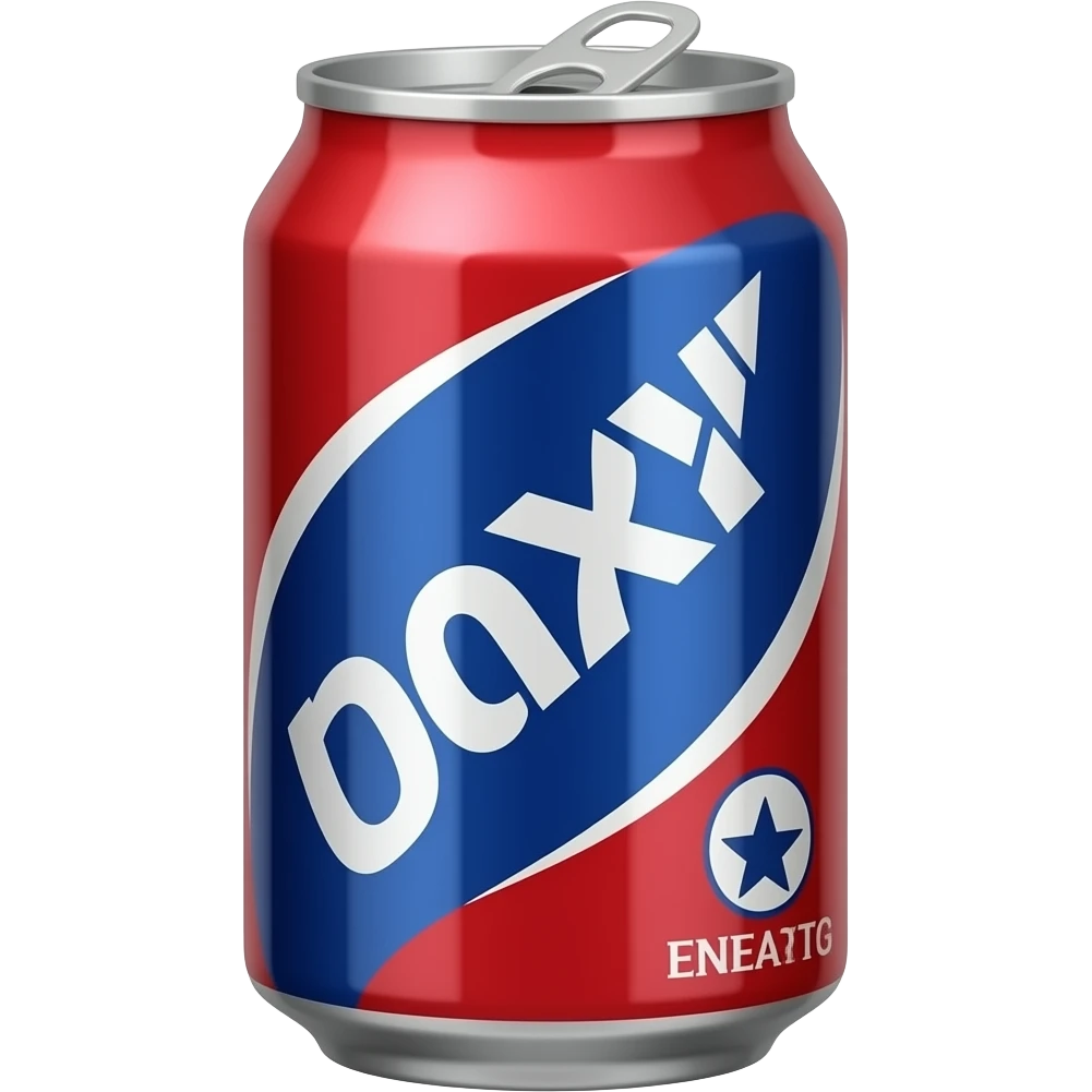 Red blue energy drink emoji