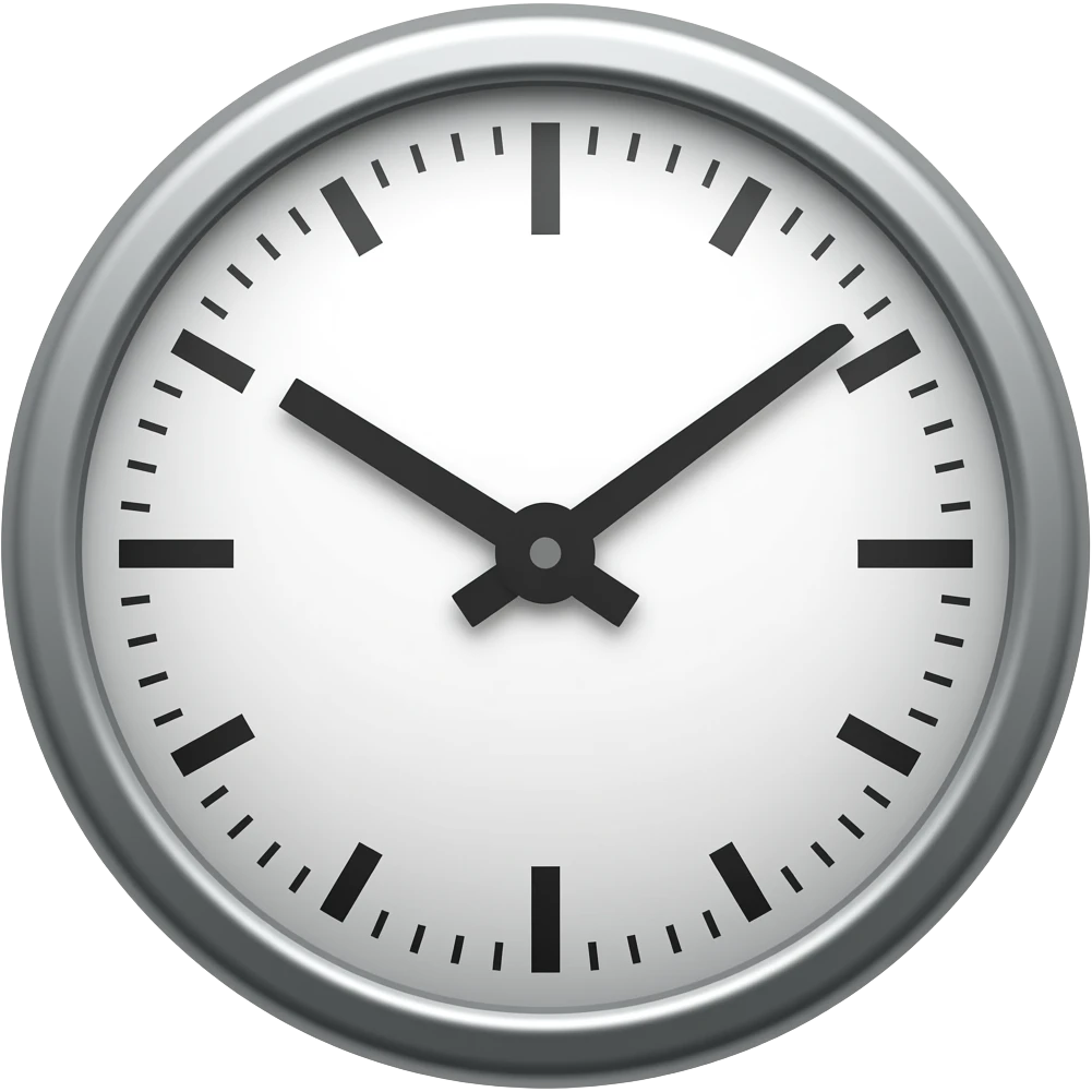 Clock it emoji