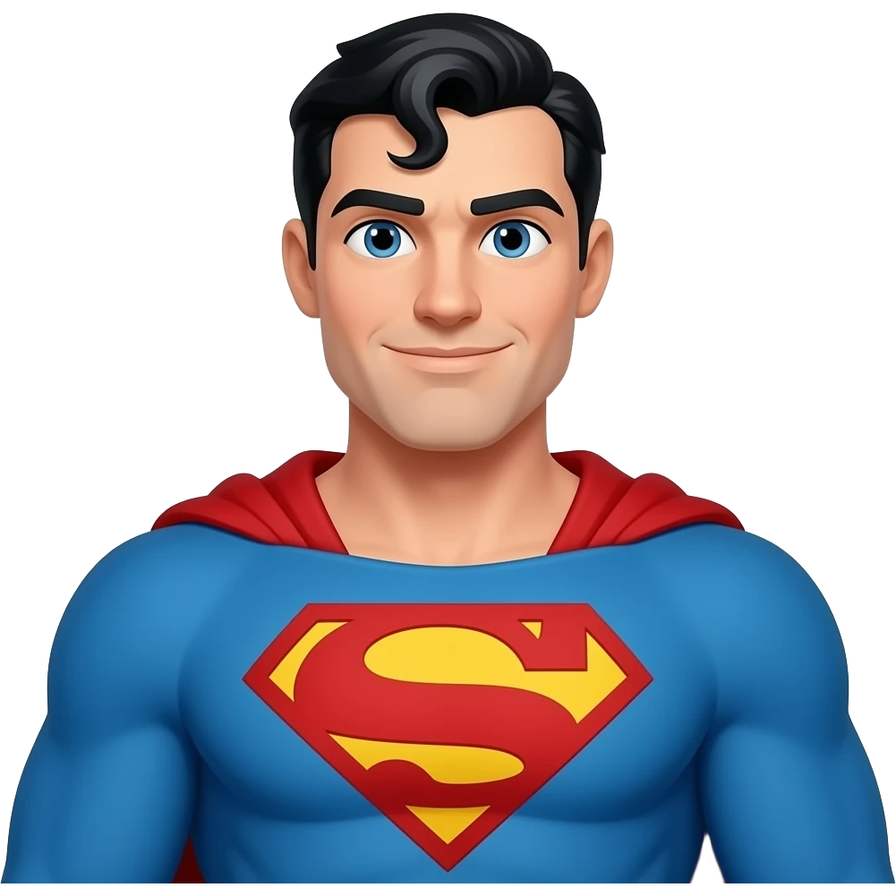 Superman from Animation Cartoons emoji
