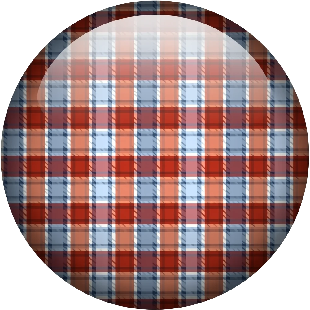 Plaid button emoji