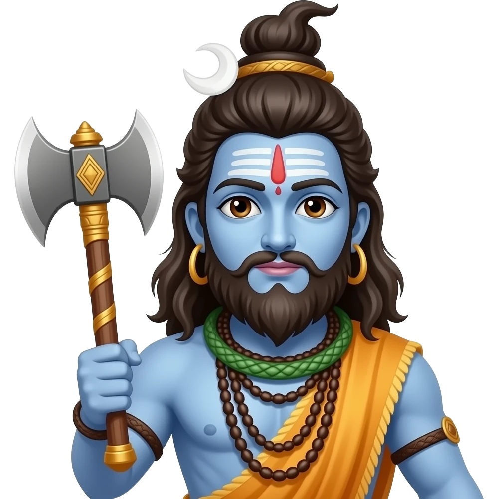 parshuram with axe emoji