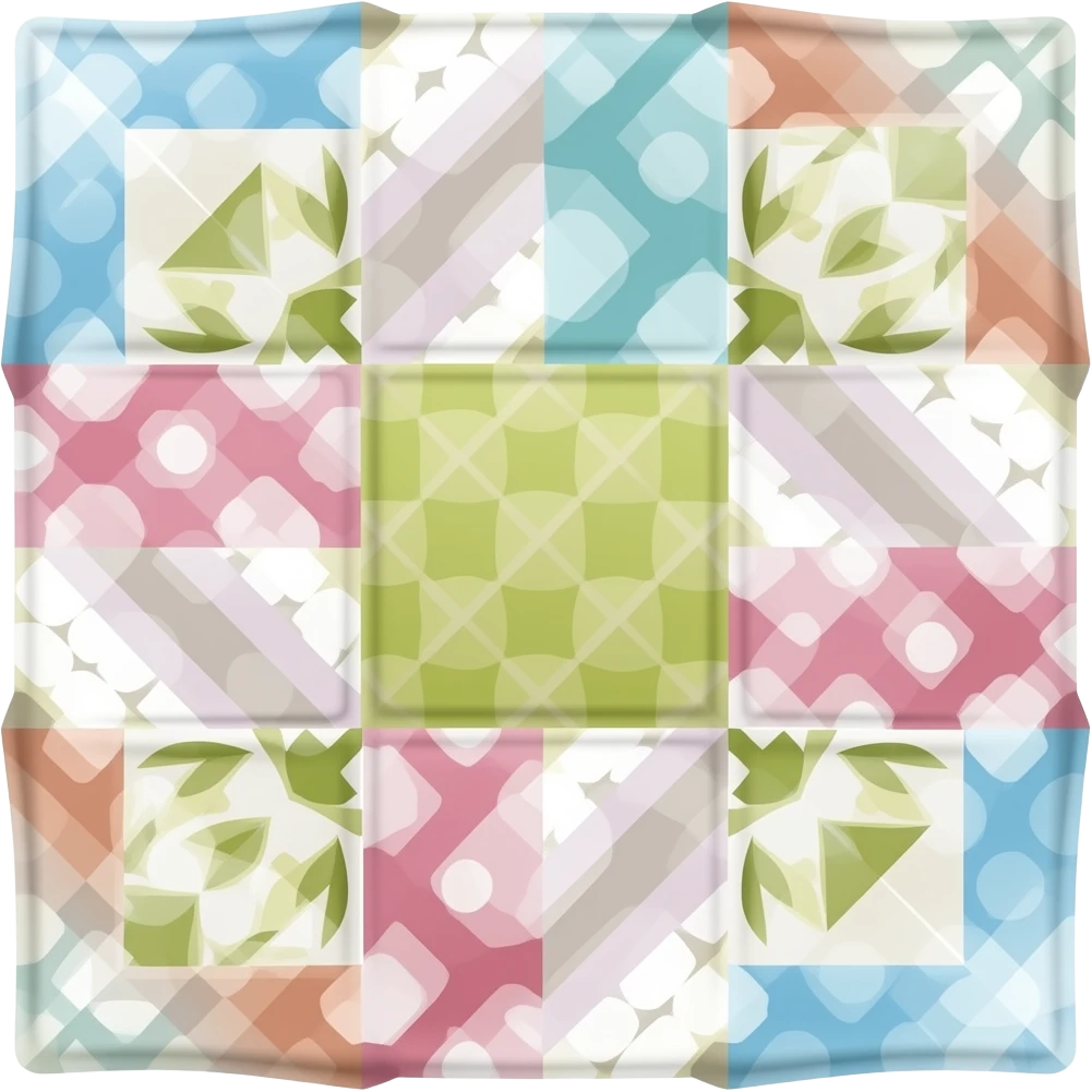 Patchwork pattern emoji