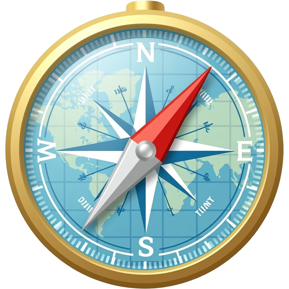 map compass emoji