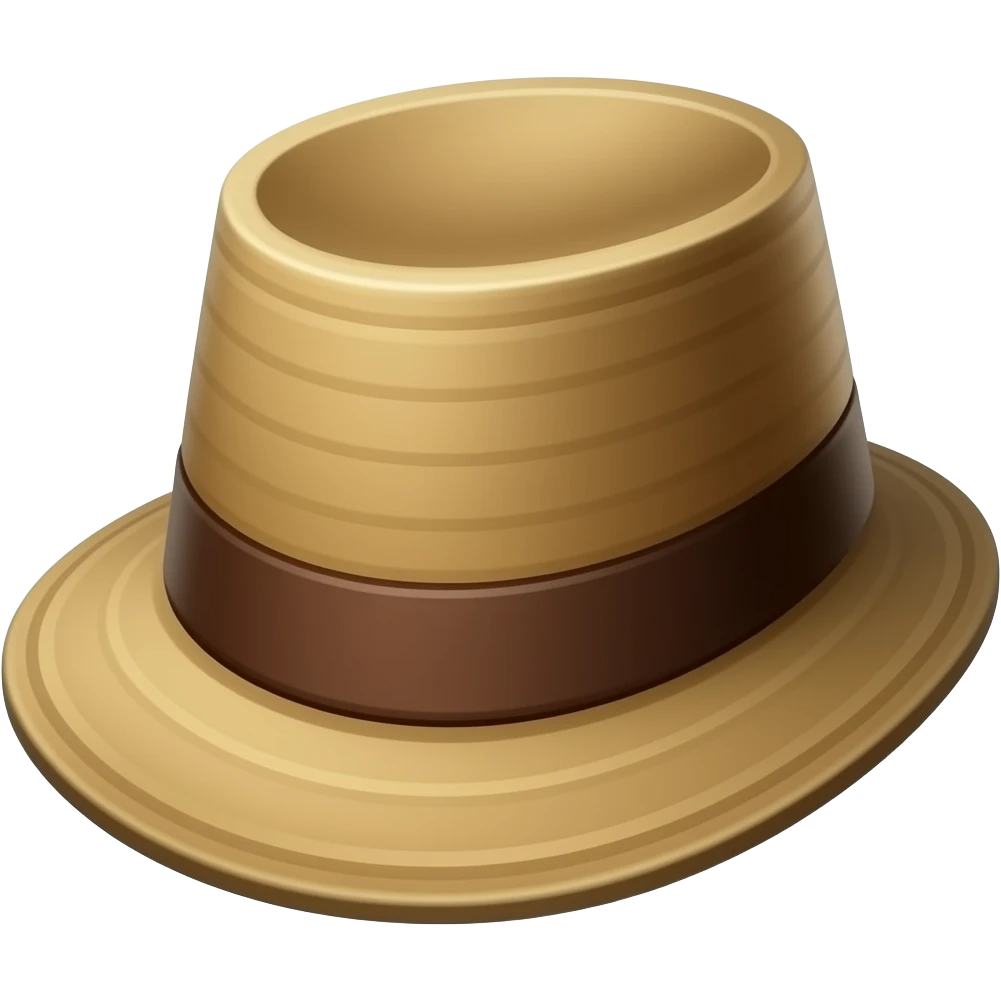 Minecraft hat emoji