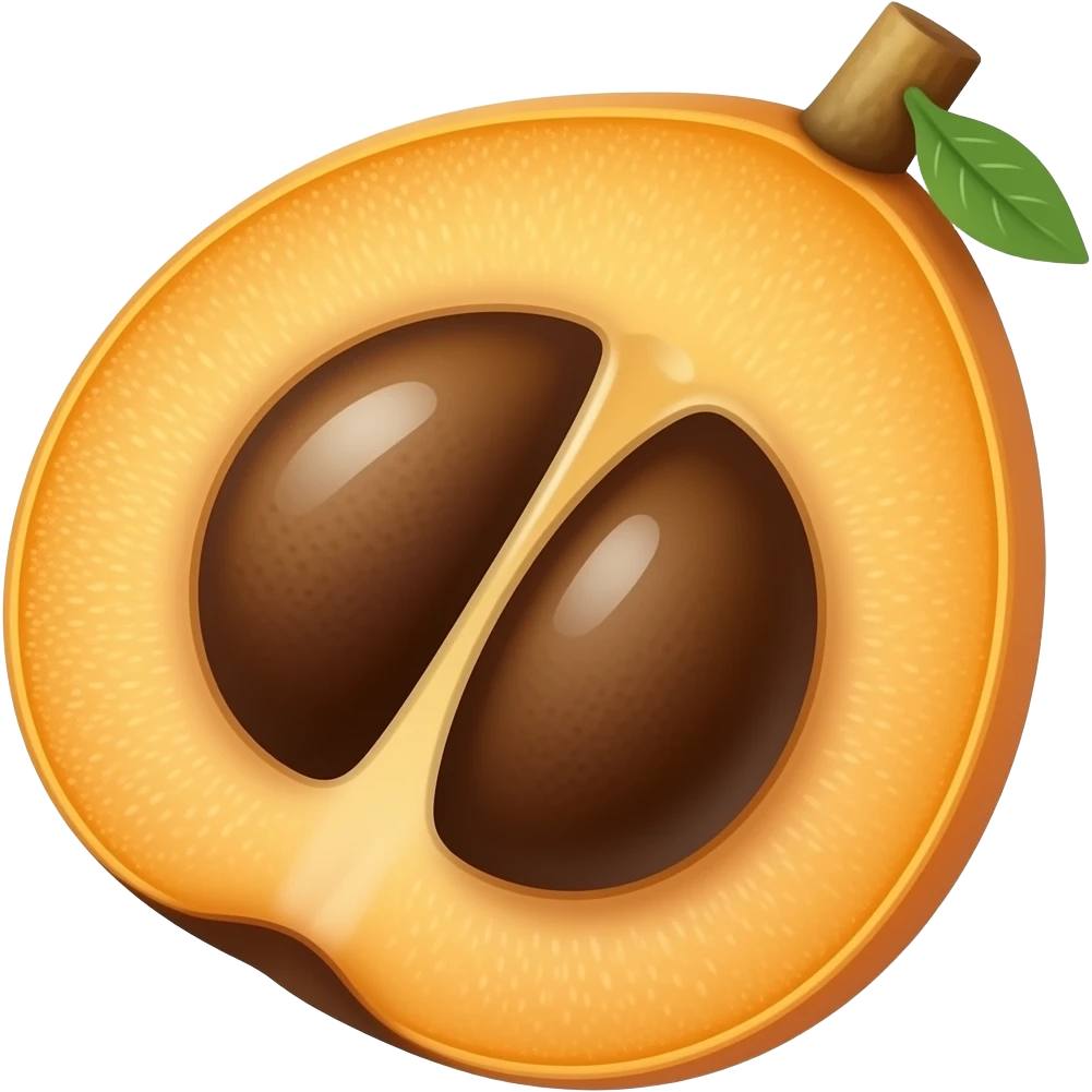 Loquat emoji emoji