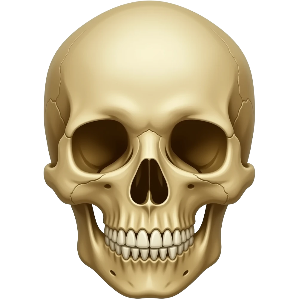Skull like used in roasting emoji