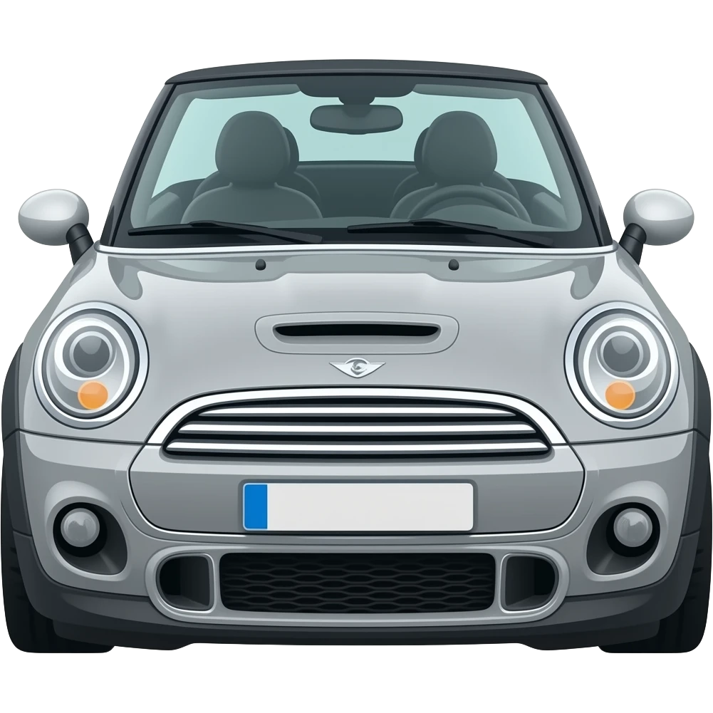 Mini Cabrio Grigia emoji