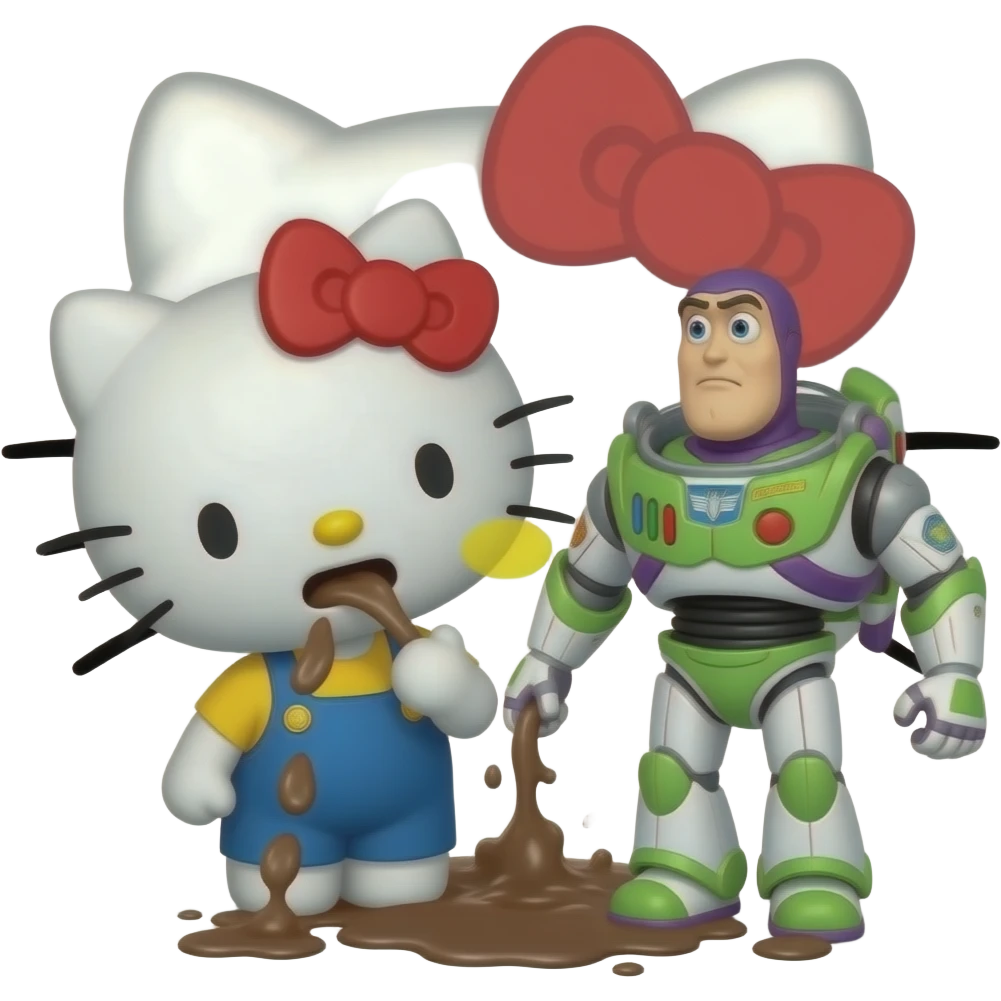 Vomiting and diarrhea outbreak: Hello Kitty and Buzz emoji