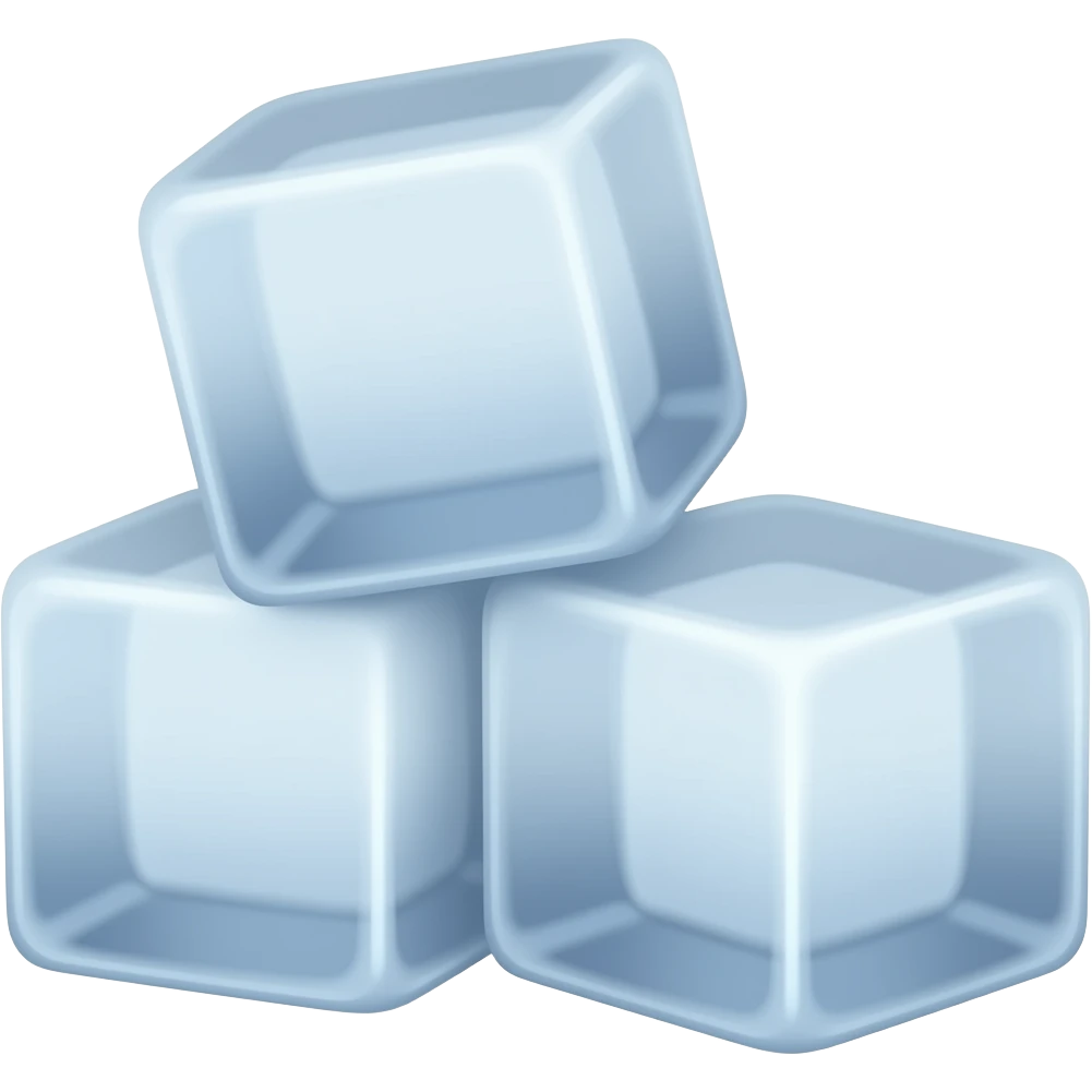 Ice cubes emoji
