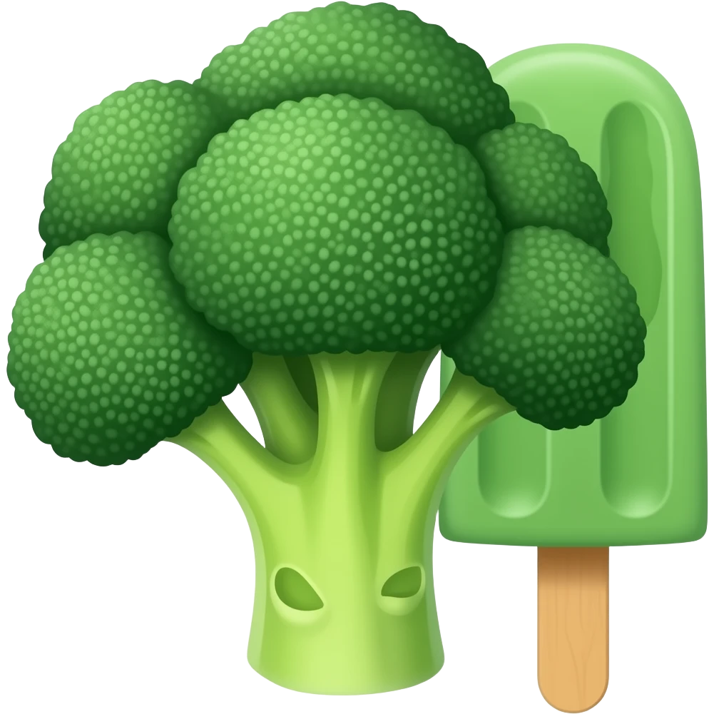 Broccoli Popsicles emoji
