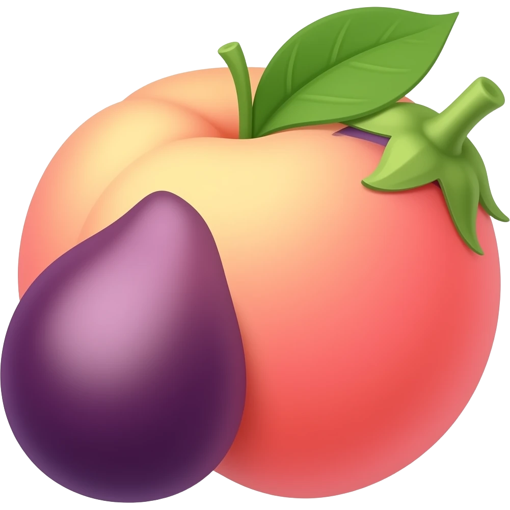 🍑🍆 emoji