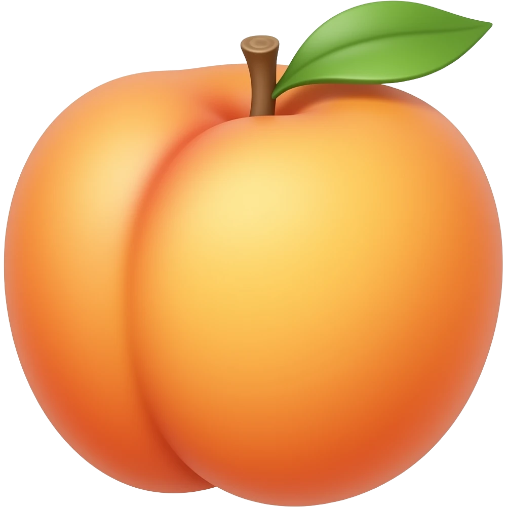 Nectarine emoji