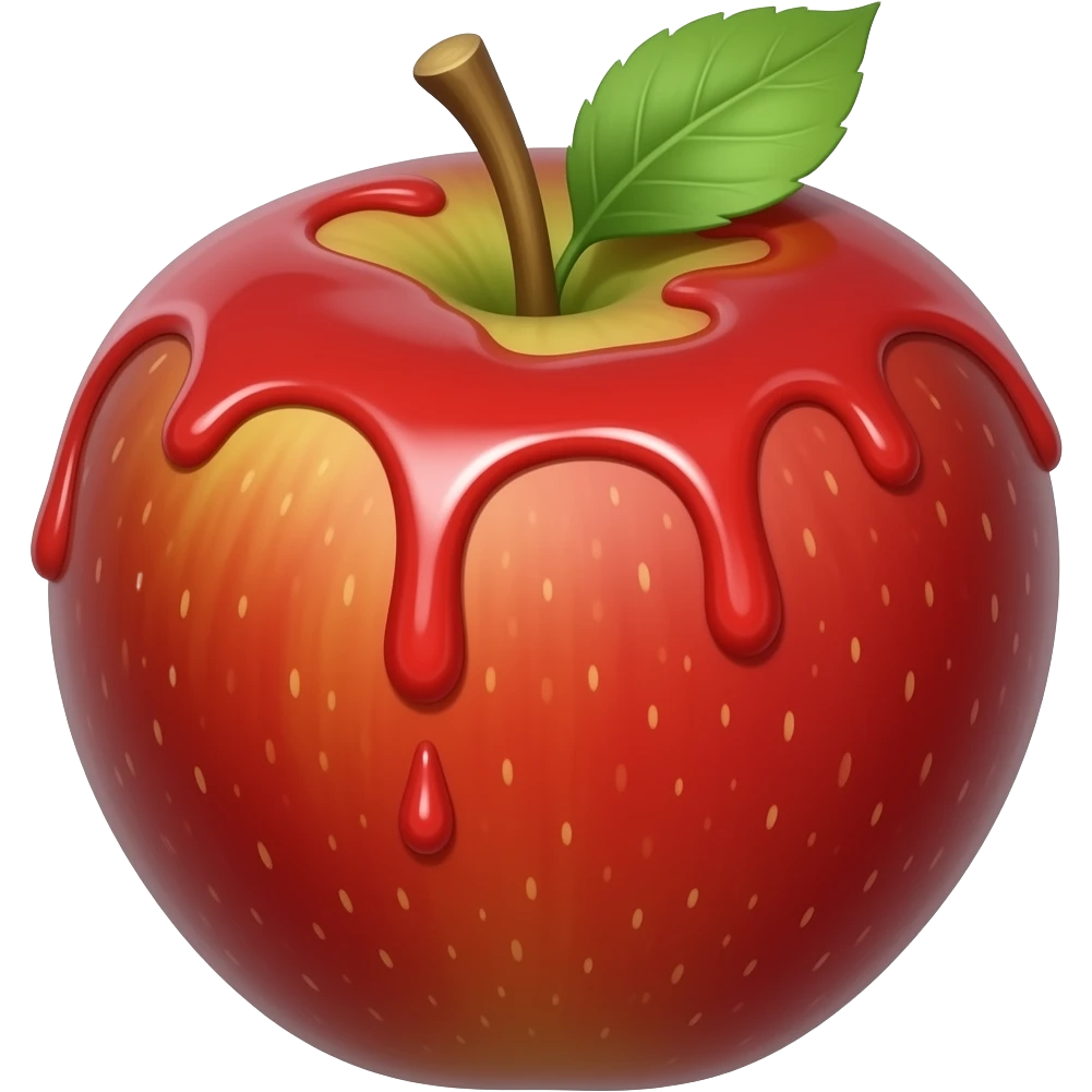 Poison apple dripping emoji
