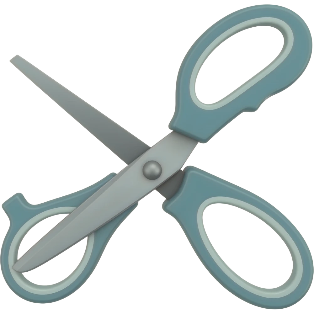a scissors emoji