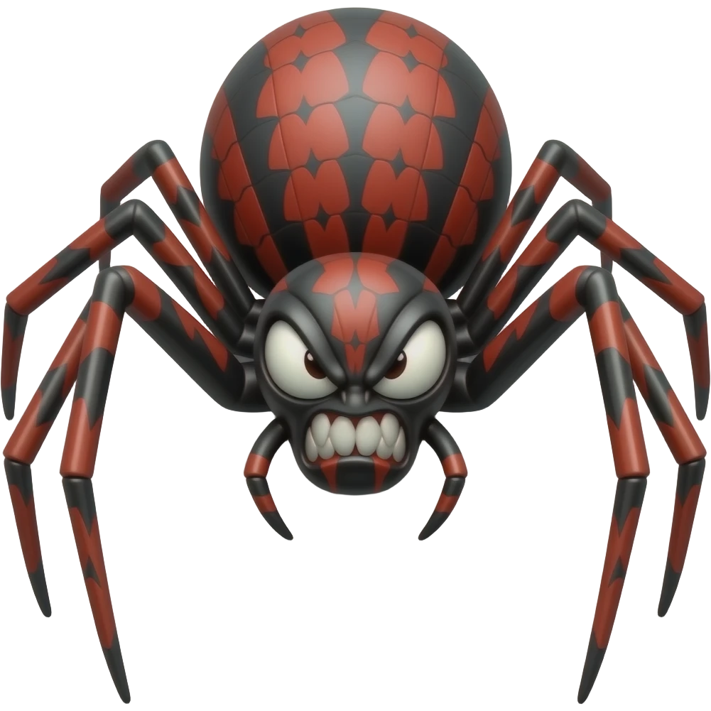 angry spider emoji