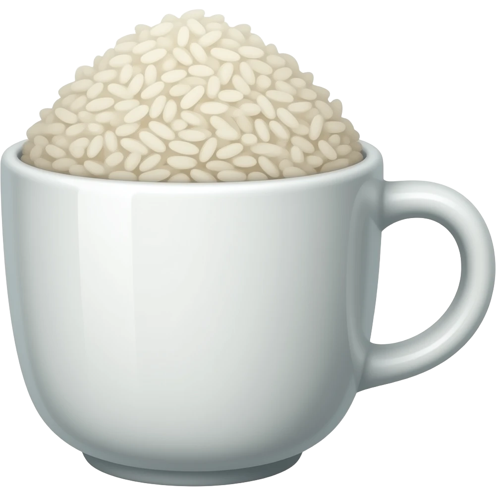 cup rice emoji