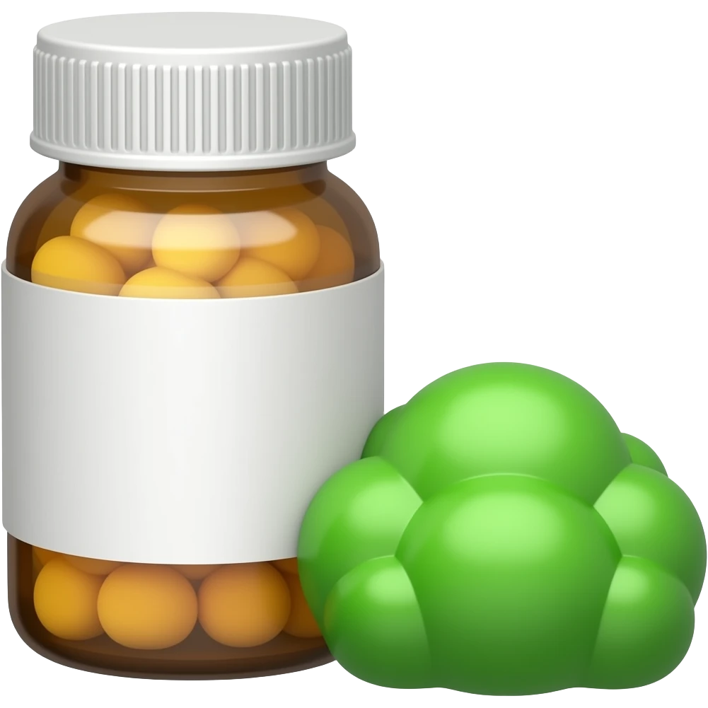 medicine beside bush emoji
