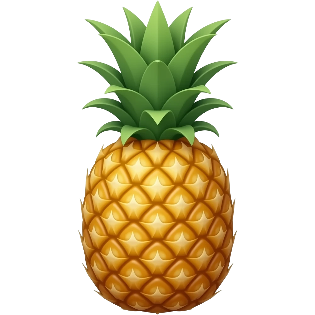 A pineapple emoji
