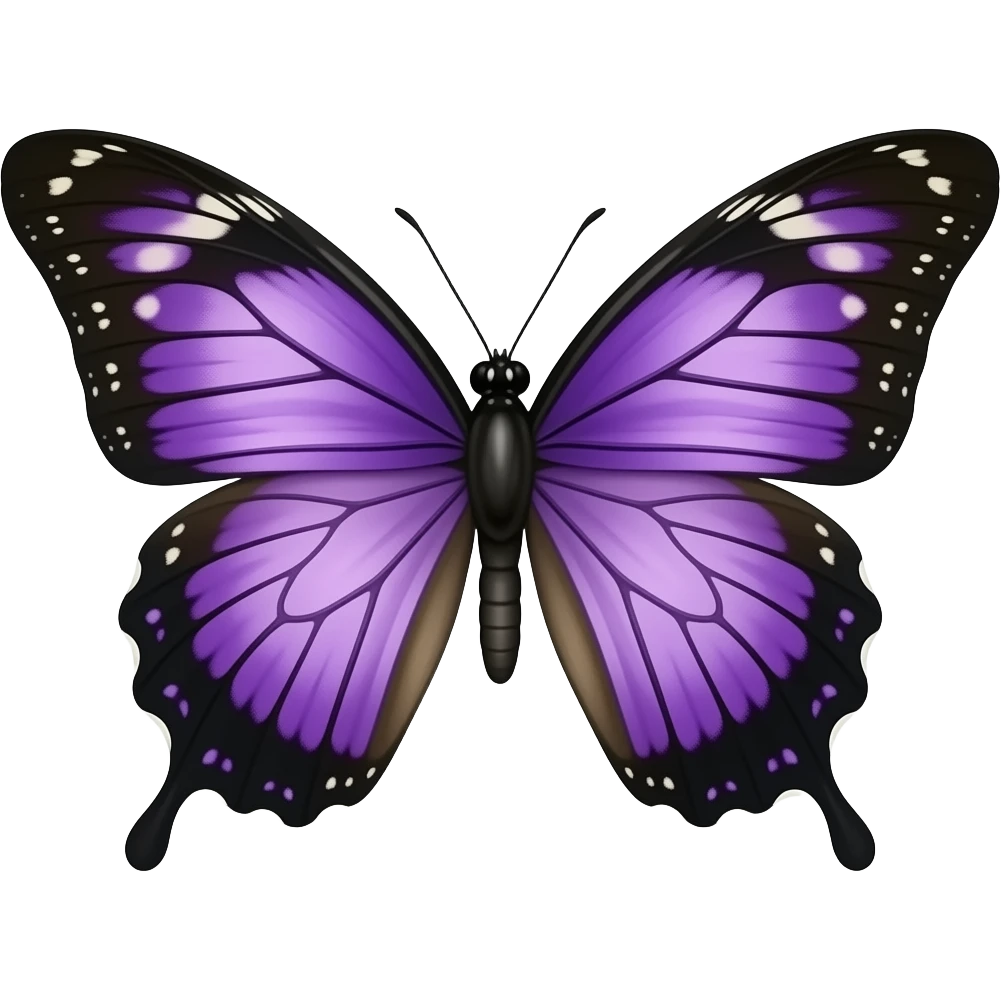 purple butterfly emoji
