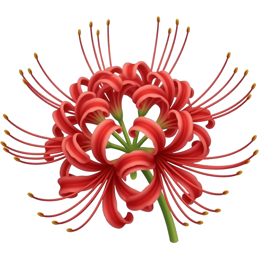 Haz un emoji de la flor lycoris radiata emoji