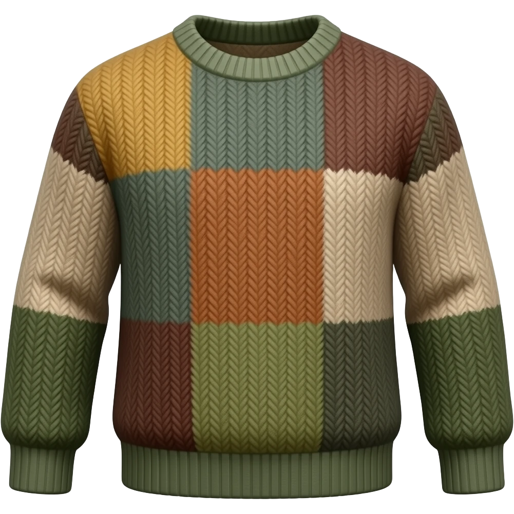 patchwork sweater emoji