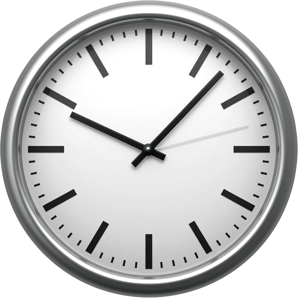 horloge emoji