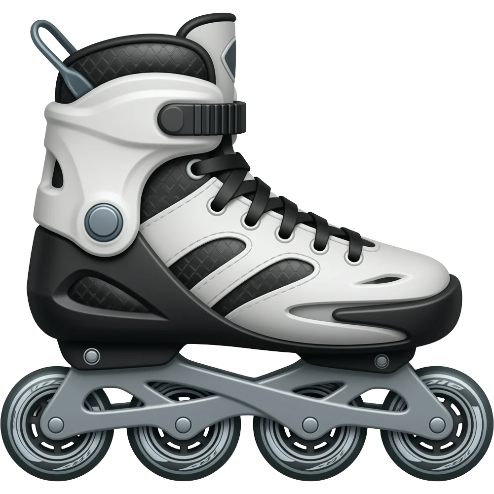 4 wheel inline low cut rollerblade emoji
