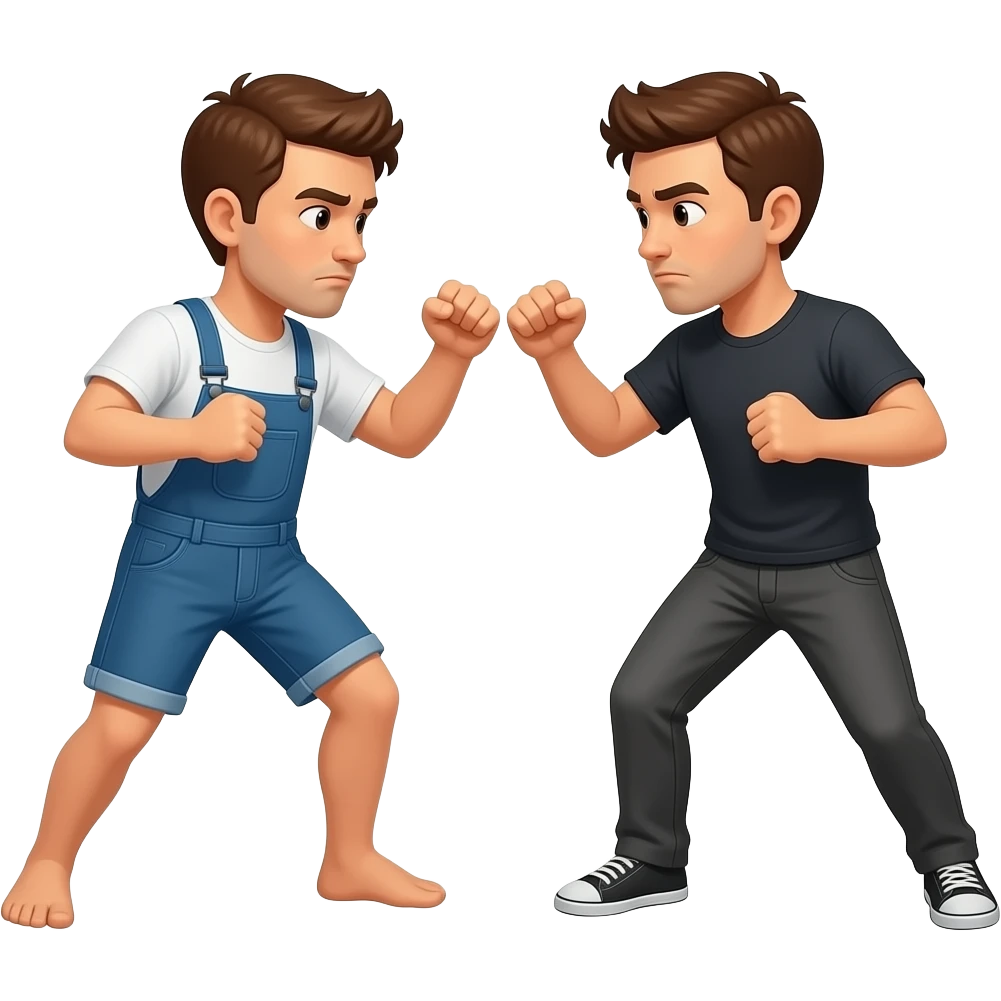 fight 2 people emoji